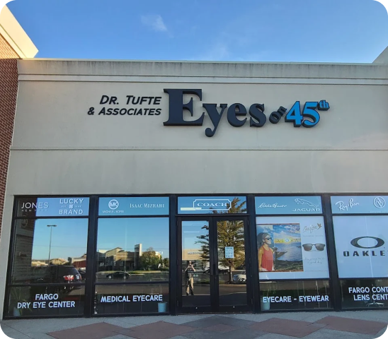 Eyes on 45th storefront in Fargo